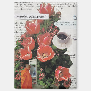 Aimant Décoration moderne abstraite Art mural collage sur