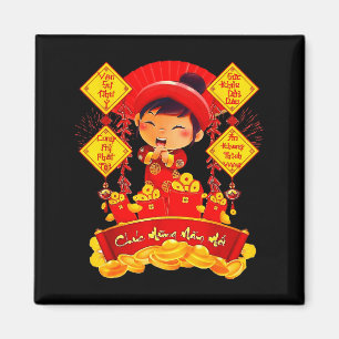 Aimant Décorations pour le Nouvel An vietnamien Tet Chuc