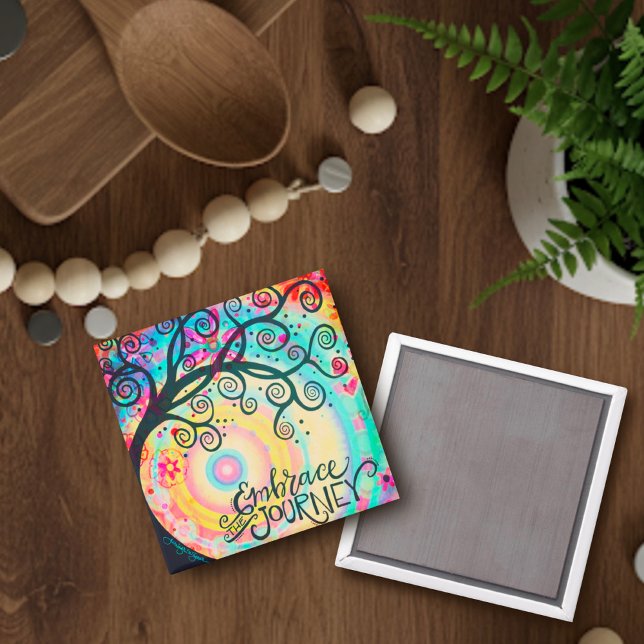 Aimant Découvrez l'inspiration du voyage (Créateur téléchargé)