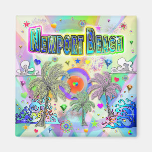 Aimant Deep Dream de Newport Beach
