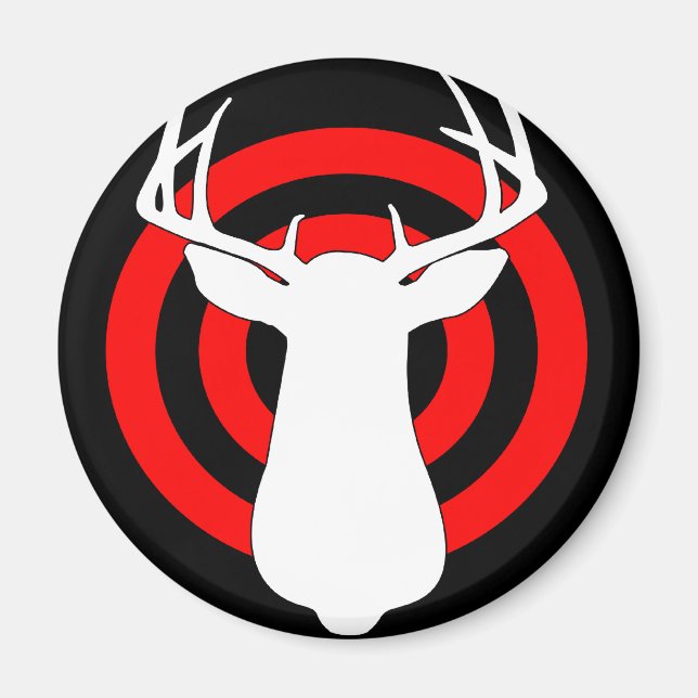 Aimant Deer Antlers Bullseye (Devant)