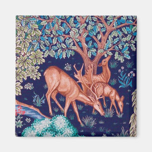 Aimant Deers dans The Forest, William Morris