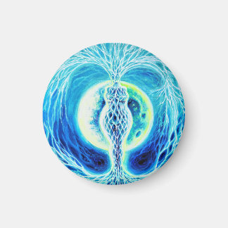 Aimant Déesse néolithique avec lune