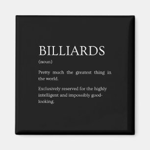 Aimant Définition de billard - Billard sarcastique amusan
