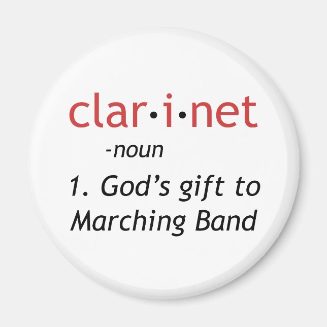 Aimant Définition de Clarinet (Devant)