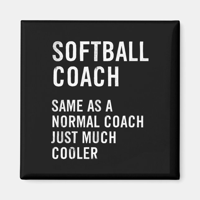 Aimant Définition de coach drôle Softll  (Devant)