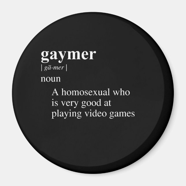 AIMANT DÉFINITION DE GAYMER (Devant)