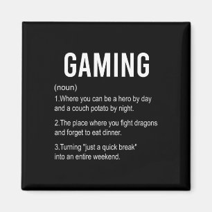 Aimant Définition de jeu amusante2