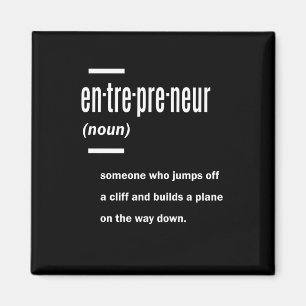 Aimant Définition de l'entrepreneur Idées cadeaux