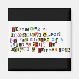 Aimant Définition de travail d'équipe