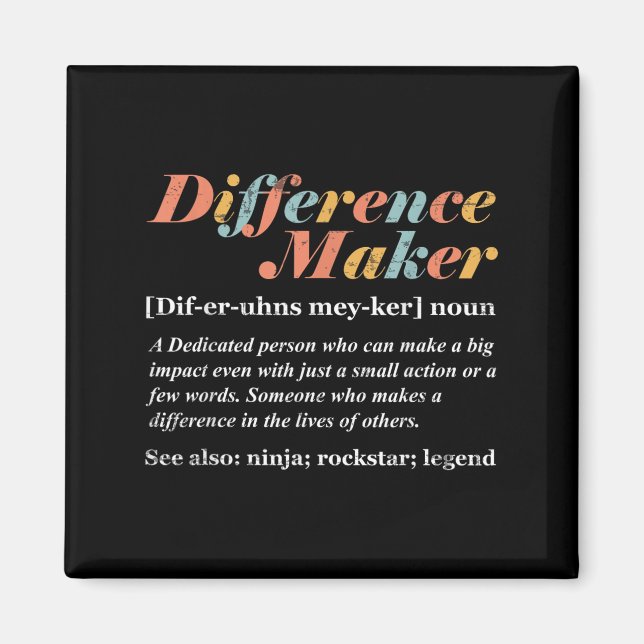 Aimant Définition du générateur de différences (Devant)