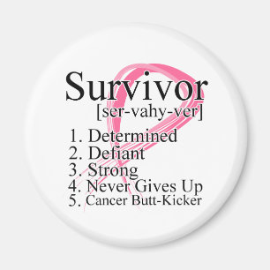 Aimant Définition du survivant - Cancer du sein