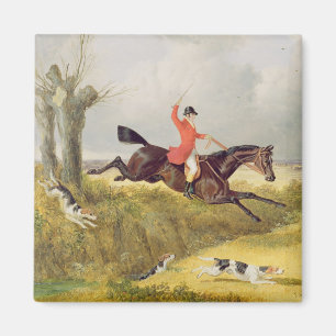 Aimant Dégageant un fossé, 1839 (huile sur le panneau)