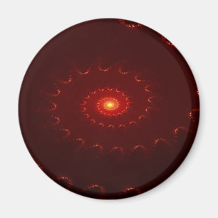 Aimant Dégradé de l'éperlan rouge de feu