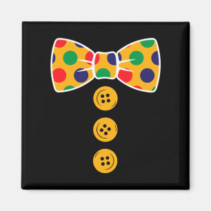 Aimant Déguisement de Clown Halloween Drôle Cadeau de Clo