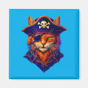 Aimant Déguisement de Pirate pour Chat Drôle pour Chatons