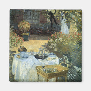 Aimant Déjeuner de Claude Monet, impressionnisme Vintage