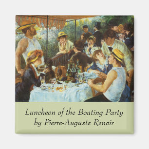 Aimant Déjeuner de la fête nautique par Pierre Renoir