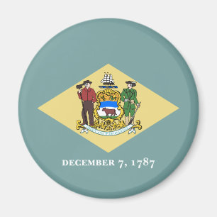 Aimant Delaware State Flag