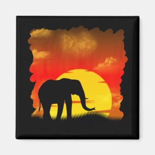 Aimant d'éléphant sauvage