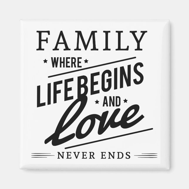 Aimant Demande de famille (Devant)