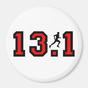 Aimant Demi de marathon du cool 13,1
