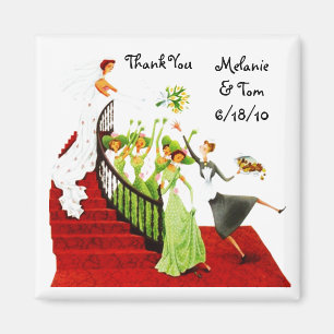 Aimant - demoiselles d'honneur TY de souvenir de