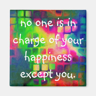 Aimant d'encouragement du bonheur