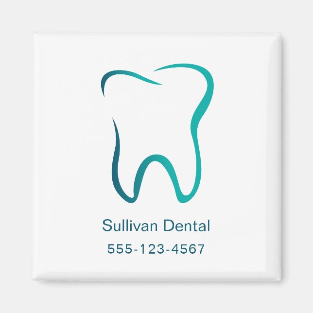 Aimant Dentaire dentaire Dentistrie Entreprise Médicale (Devant)