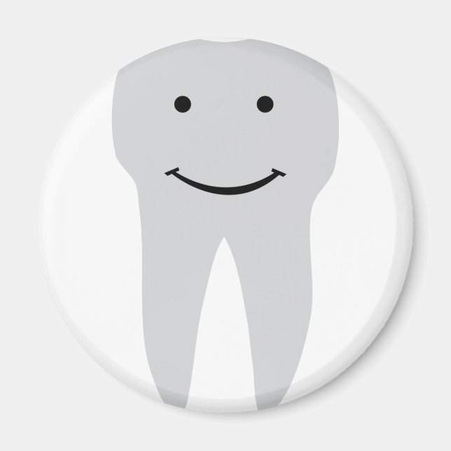 Aimant dentiste dentaire dents sourire (Devant)