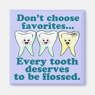 Aimant Dentiste drôle