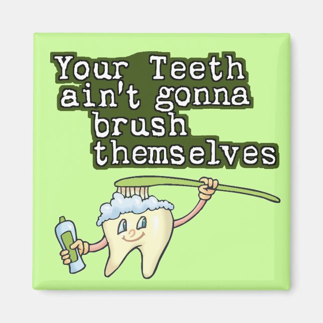 Aimant Dentistes et hygiénistes (Devant)