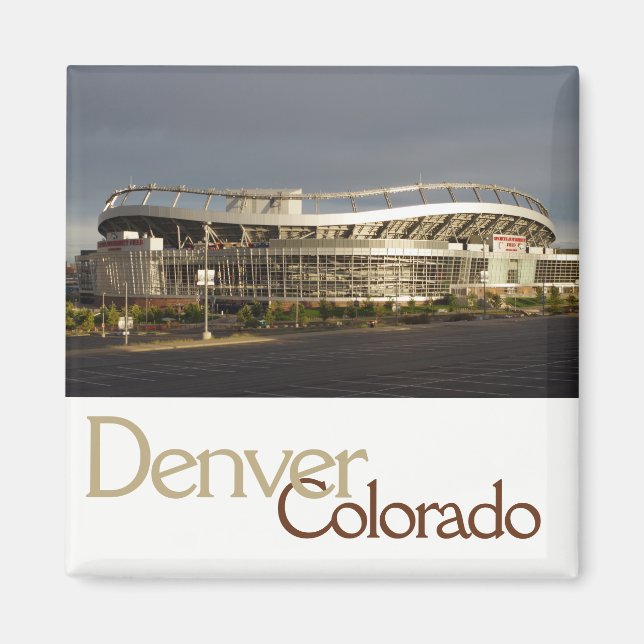 Aimant Denver, Colorado Mile High Stadium (Devant)