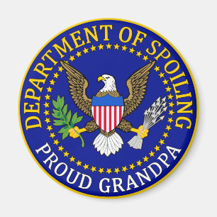 Aimant Département de se corrompre - grand-papa fier