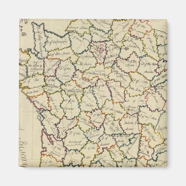 Aimant Département France (Devant)