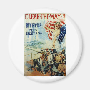 Aimant Dépêche-toi ! ! - Quatrième prêt pour la liberté