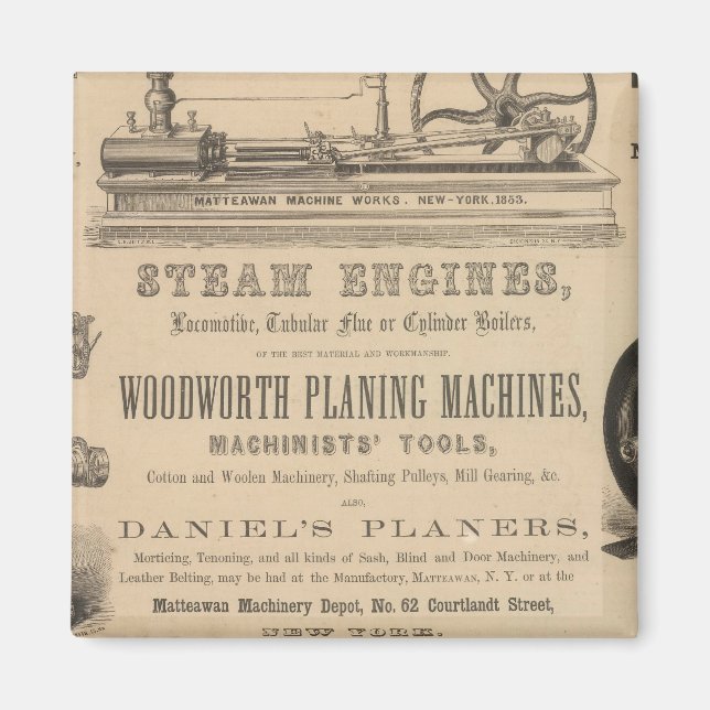 Aimant Dépôt de machines Matteawan (Devant)