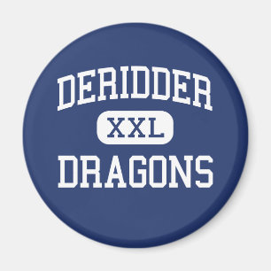 Aimant DeRidder - dragons - haut - DeRidder Louisiane