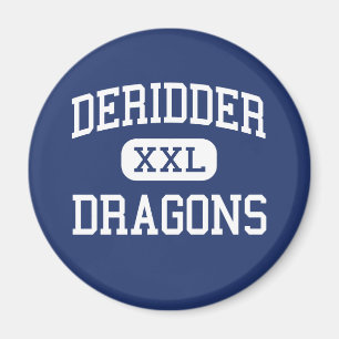 Aimant DeRidder - Dragons - High - DeRidder Louisiana