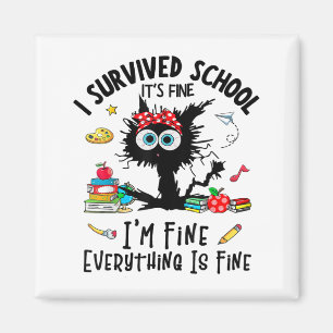 Aimant Dernier Jour De L'École C'Est Bien Je Suis De Bons