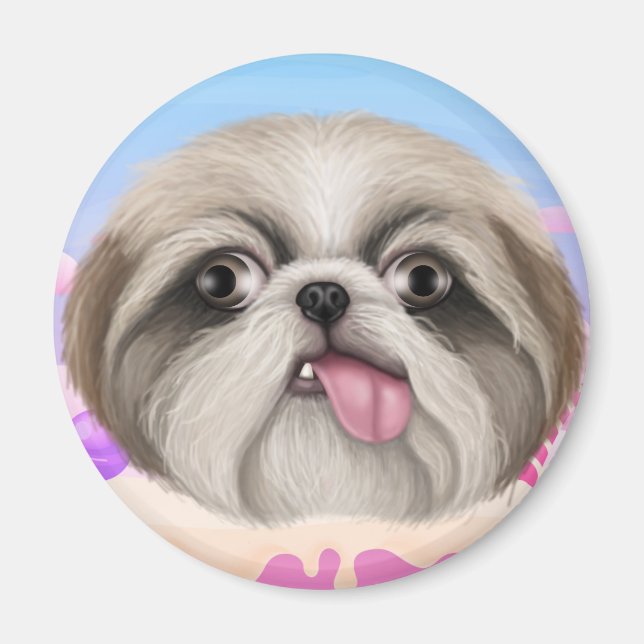 Aimant Derpy Shih Tzu (Devant)