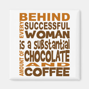 Aimant Derrière chaque femme réussie