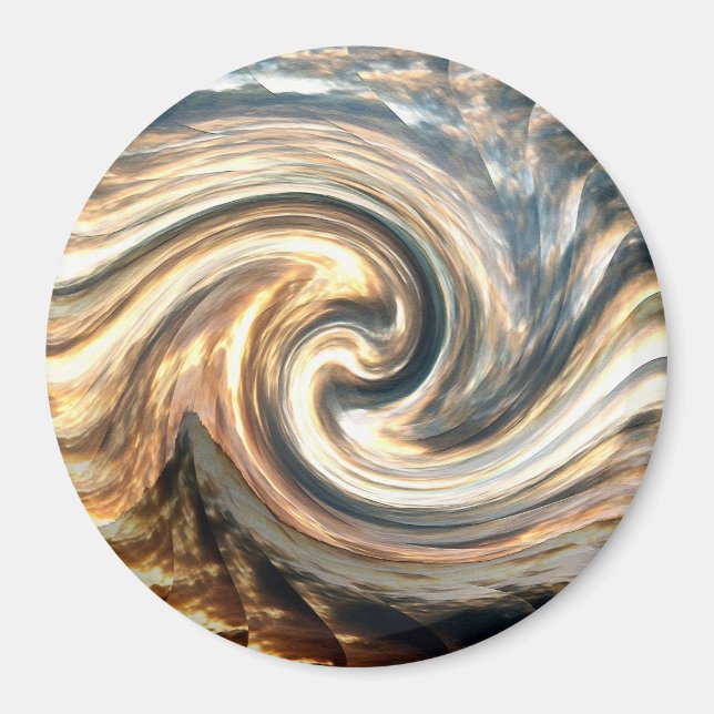 Aimant Des nuages qui tourbillonnent..... (Devant)