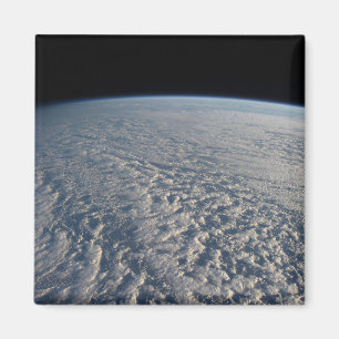 Aimant Des Nuages Stratocumulus Surplombent L'Océan Pacif