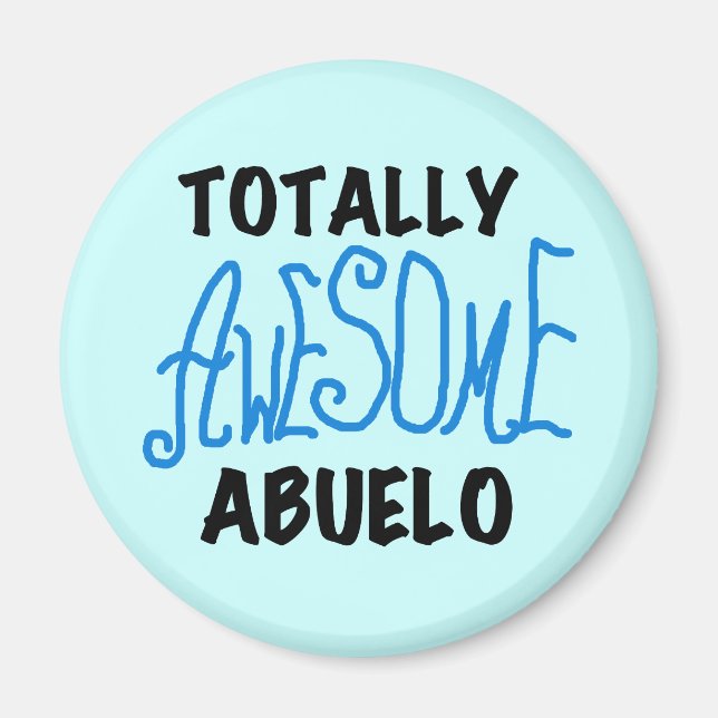 Aimant Des tee-shirts et des cadeaux Abuelo absolument gé (Devant)