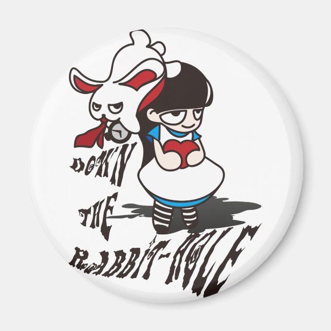 Aimant Descendre le trou de lapin (Devant)