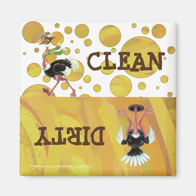 Aimant Desert Ostrich Runner (Devant)