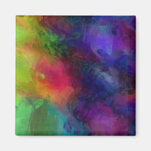 Aimant Design abstrait, beaucoup de couleurs