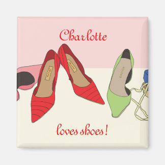Aimant Design de chaussures de fête - personnalisées