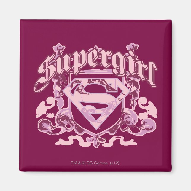Aimant Design de crête Supergirl (Devant)